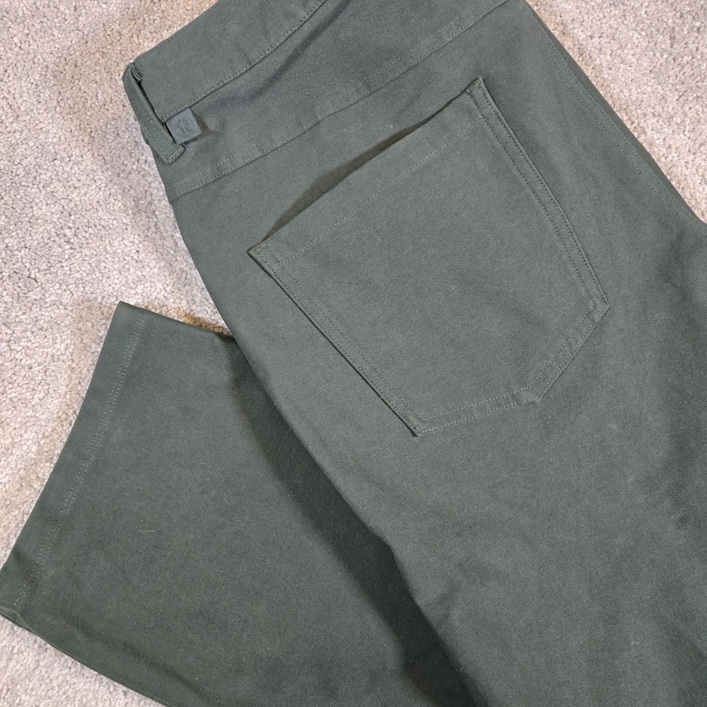 Lululemon Pants Mens 33x27‎ Dark Green ABC Classic Fit Performance Stretch Chino